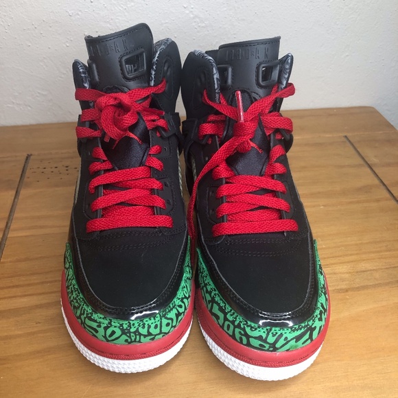 New Jordan Spazike BG black/varsity red‎ size 6Y - Picture 2 of 8